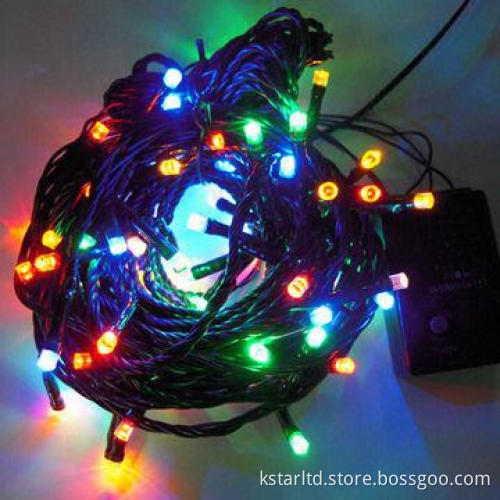 Multi-color LED Light Chain with Colorful LED and Controller for Indoor and Outdoor Use, CE, RoHS